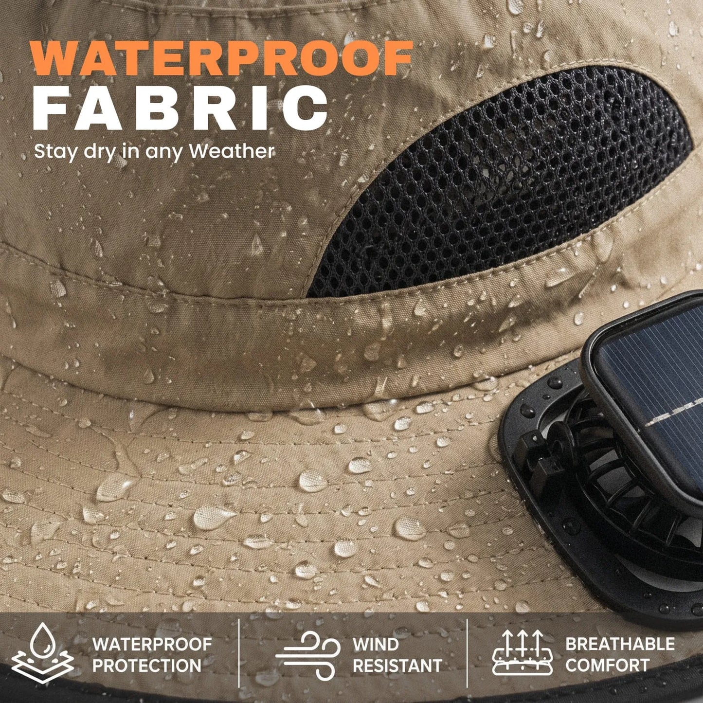 Jewsione Solar Cooling Fan Hat
